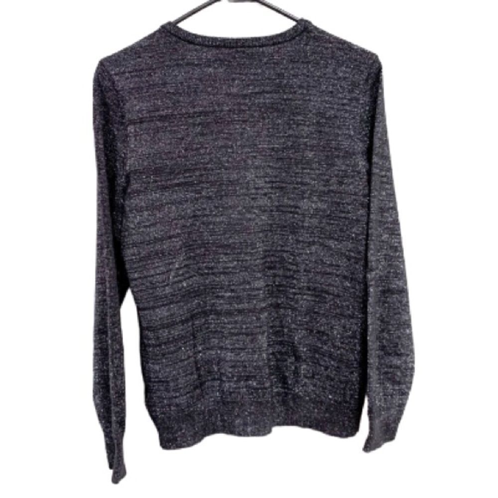 NWOT Jones New York Black Subtle Shimmer Cardigan — Size M - Picture 3 of 6